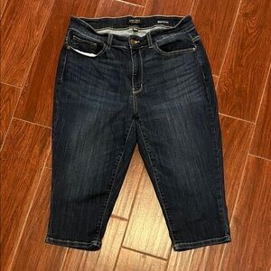 Judy Blue Dark Skinny Fit Capri Jeans